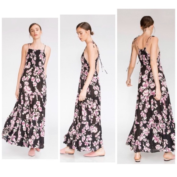 Free People Onyx Garden Party floral maxi … - Picture 2 of 9